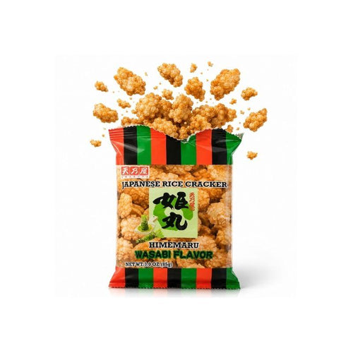 Amanoya Himemaru rice cracker wasabi flavor 85g