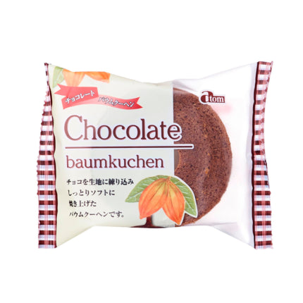 Atom Baumkuchen cake chocolate flavor 80g