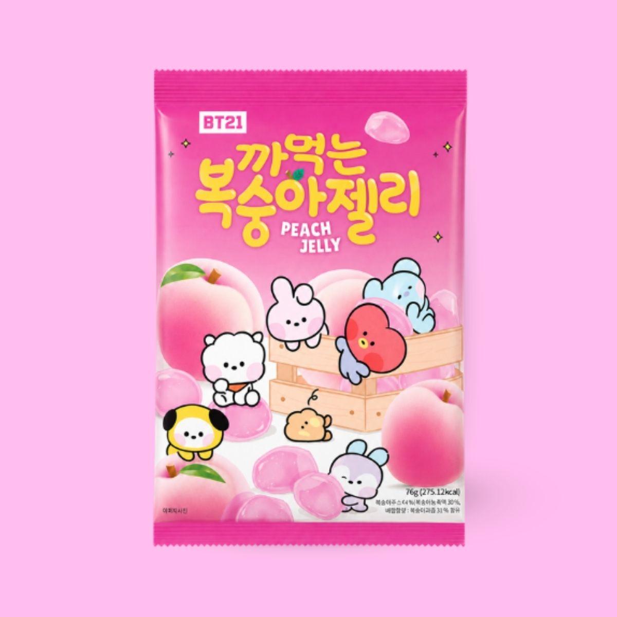 BT21 Peeling soft candy peach 76g