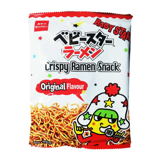 Baby Star crispy ramen snack original flavor 75g