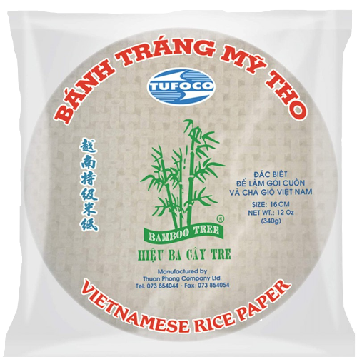 Bamboo tree rice paper 22cm (round) 200g