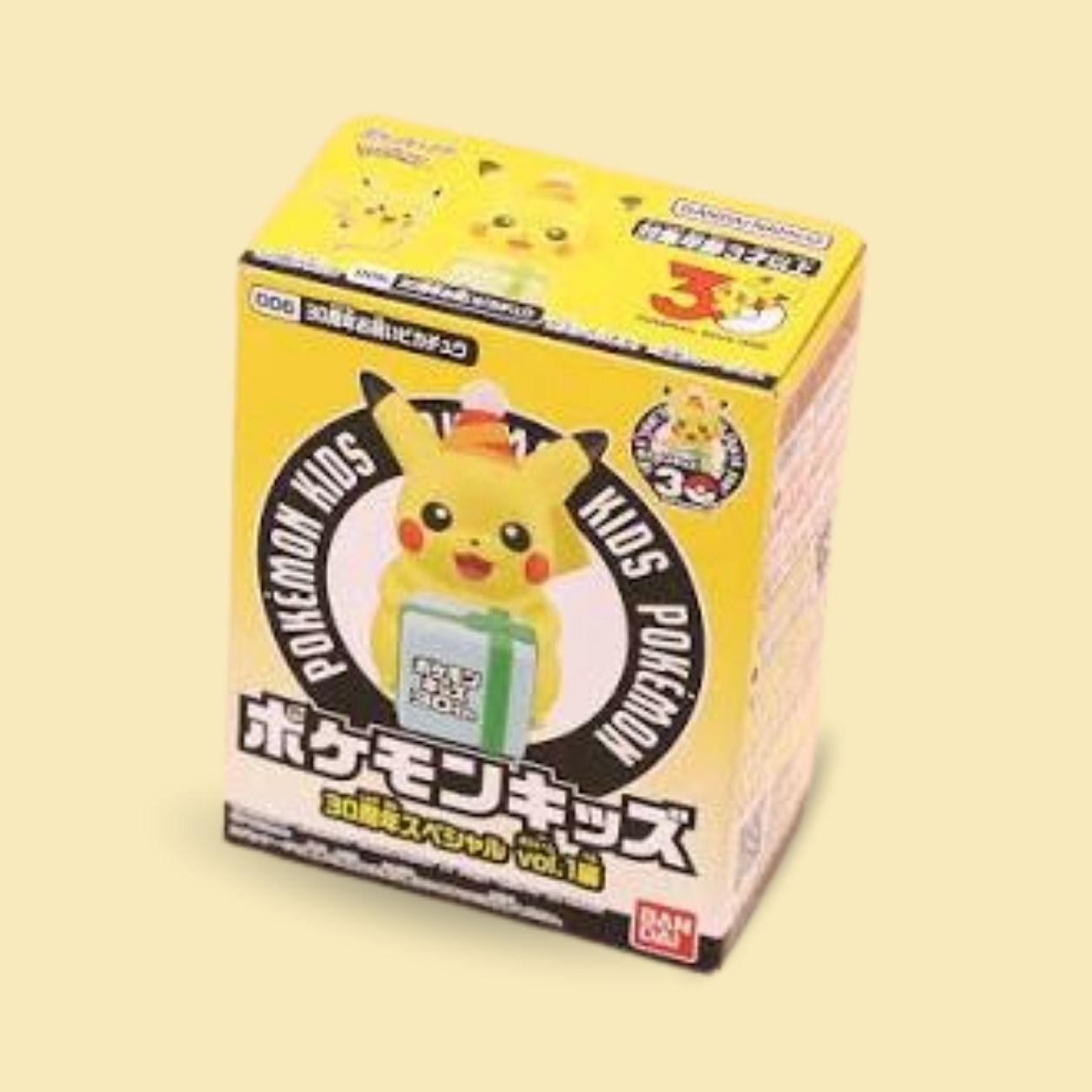Bandai Pokemon Kids Figure 2026 30th Anniversary Edition With Gum 1.5g