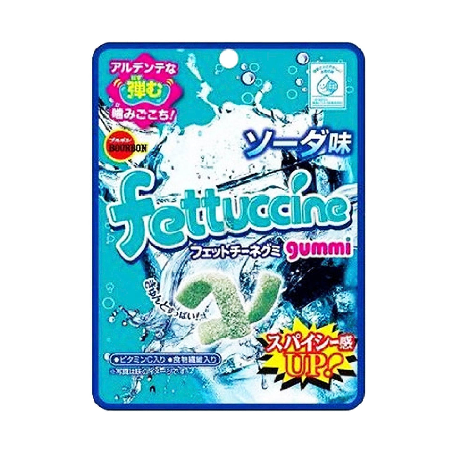 Bourbon Fettuccine Gummy soda 50g / kuminen sooda maku