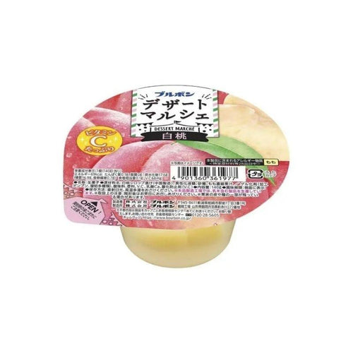 Bourbon dessert marche white peach jelly 140g