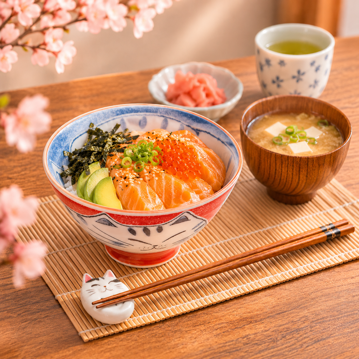 Bowl, cat red D14 cm | H6.5cm scene