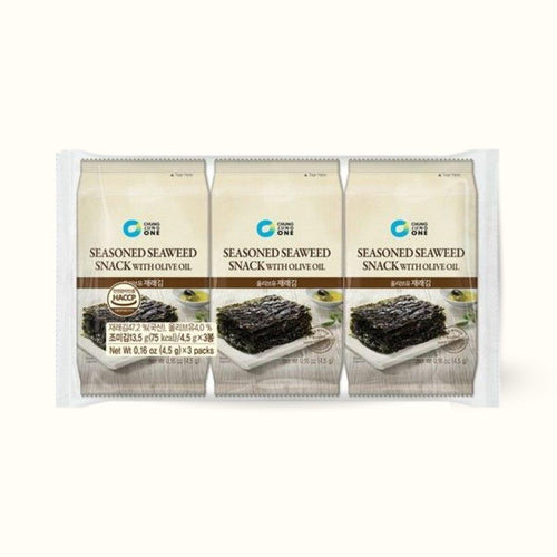 CJW Seaweed snack with olive oil 3x4.5g