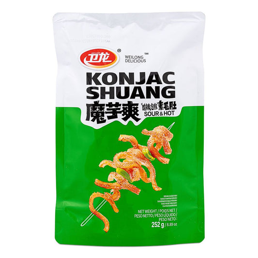 Wei Long Konjac snack hot sour 252g