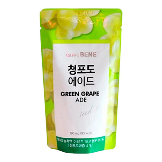 Caffebene green grape ade 190ml