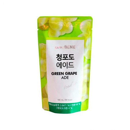 Caffebene green grape ade (chungpodo Ade) 190ml