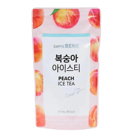 Caffebene peach ice tea 190ml / persikkajäätee