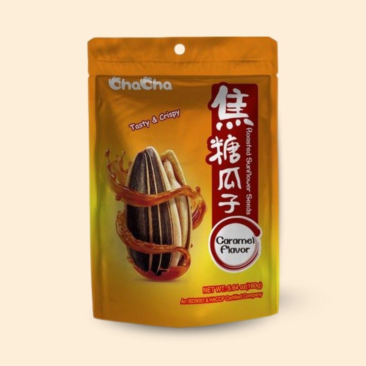 Chacha roasted sunflower seeds caramel 160g