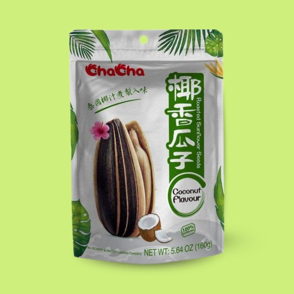 Chacha roasted sunflower seeds coconut 160g
