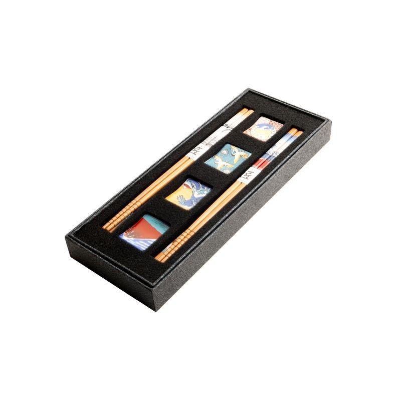 Chopstick set, Japanese motif 4 pairs