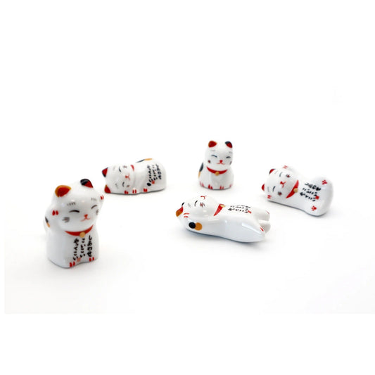 Chopsticks holder, mixed cat 5cm