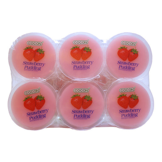 Cocon strawberry pudding 6 cups 480g