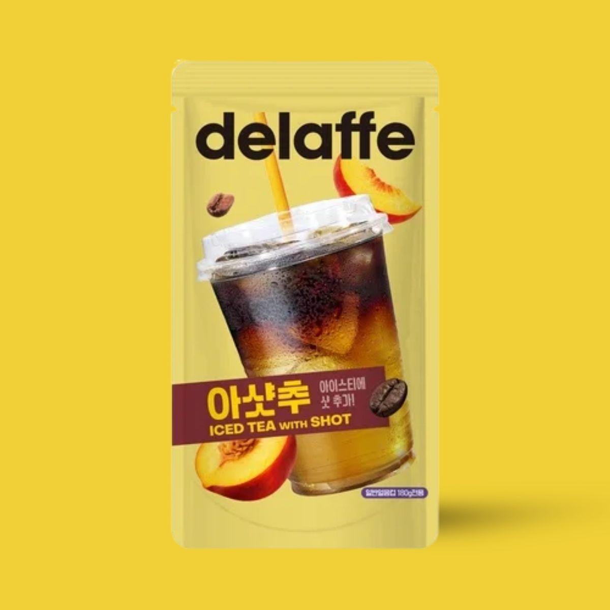 Delaffe iced tea with espresso shot 230ml