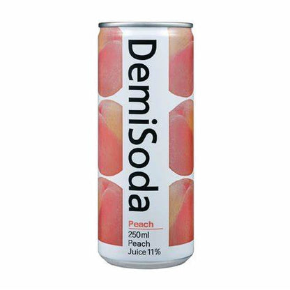 Demisoda peach flavor 250ml