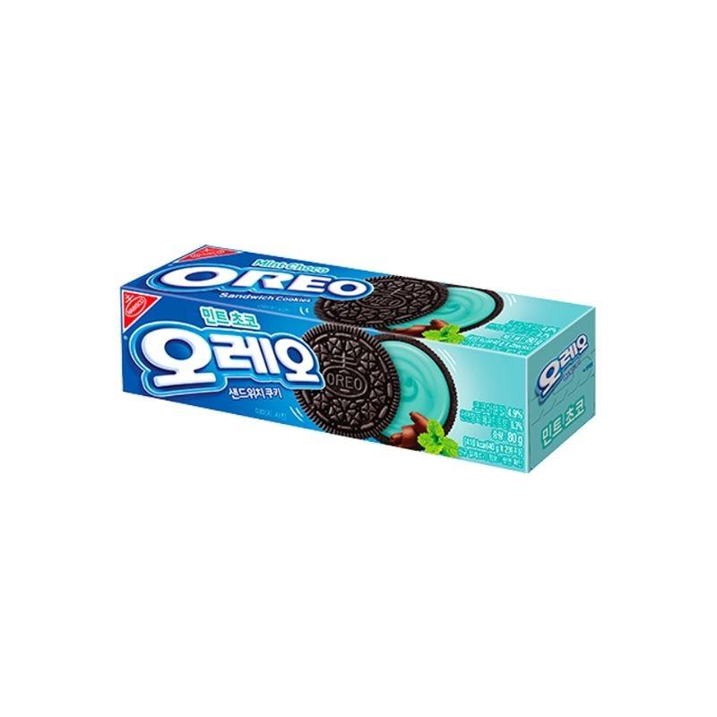 Dongsuh Oreo sandwich cookies mint choco 80g
