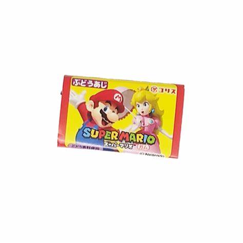 Coris Super Mario grape chewing gum 6g / rypäleen purukumi
