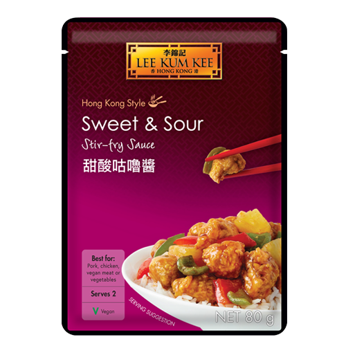 LKK Hong Kong style sweet & sour stir-fry sauce 80g / makea hapan paistokastike