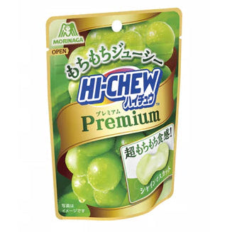 Morinaga Hi-Chew premium shine muscat gummy 35g / kuminen muskottimainen maku
