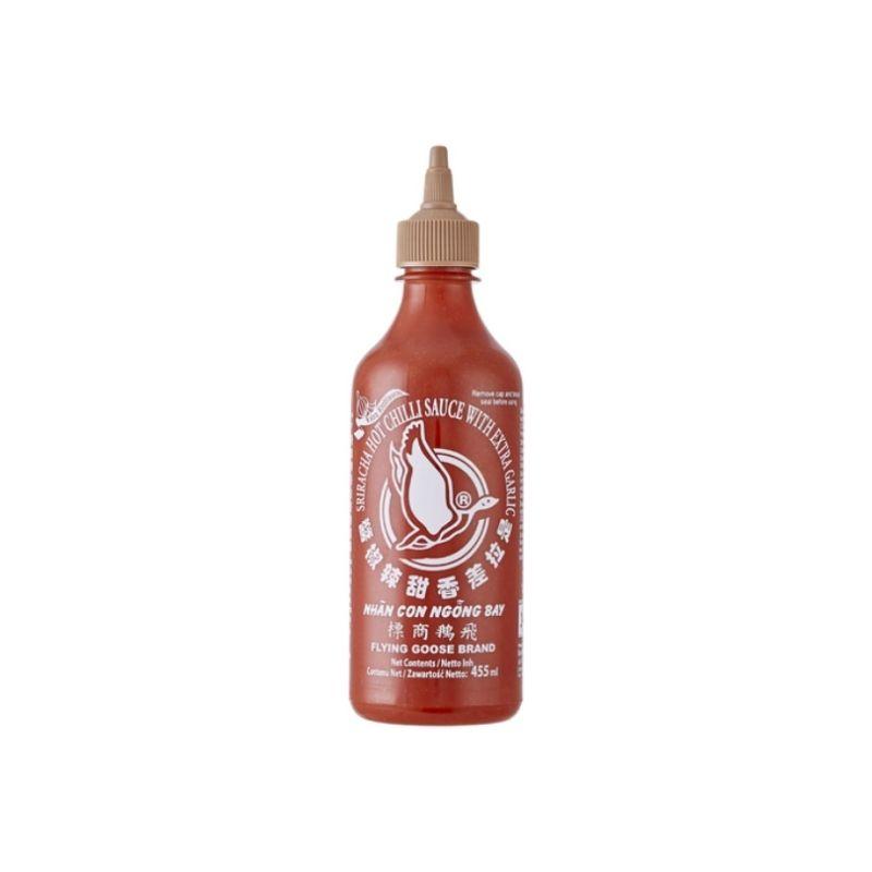 Flying Goose sriracha chilli sauce with Garlic 455ml