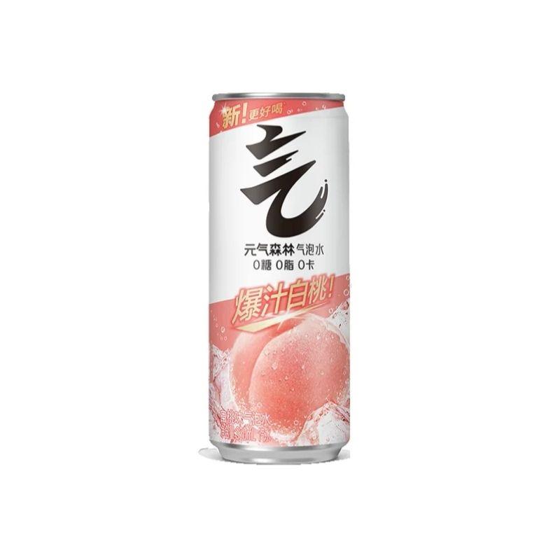 Genki Forest sparkling water peach 330ml / kivennäisvesipersikka