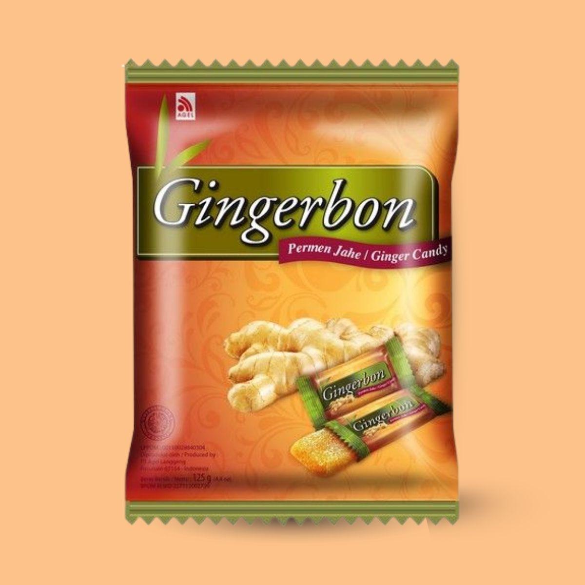 Gingerbon ginger bonbons candy 125g