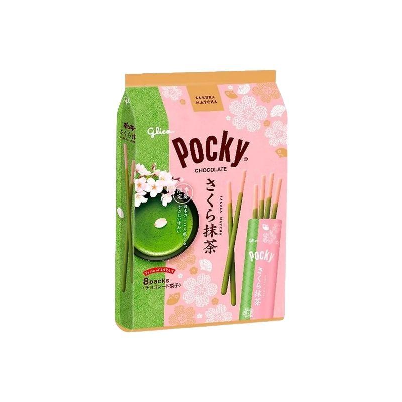 Glico Pocky cookies sakura matcha 8 bags 101.6g
