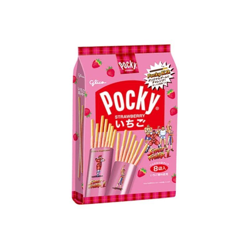 Glico Pocky cookies strawberry 8 bags 93.6g