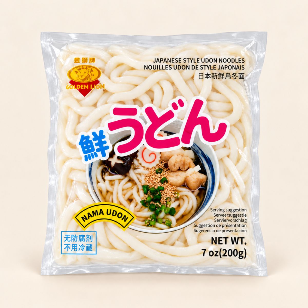 Golden Lion Fresh udon noodles 200g