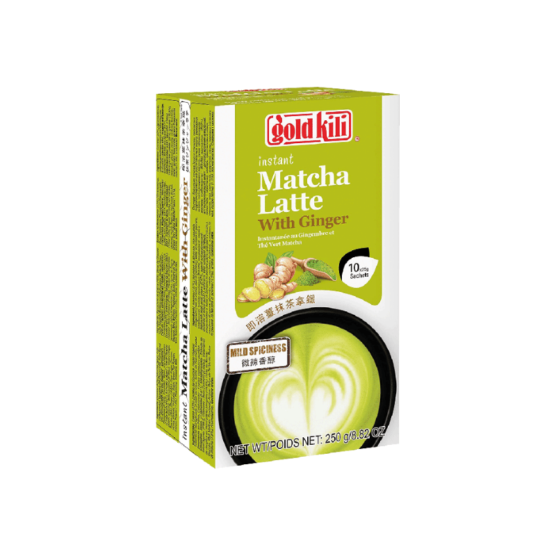 Goldkili instant Matcha latte with Ginger 250g / pika-matcha latte inkiväärillä