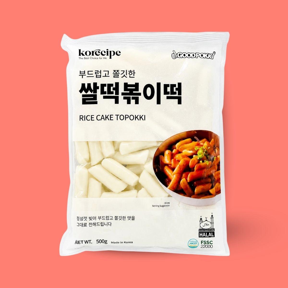 Goodpokki Korecipe rice cake stick (tteokbboki) 500g