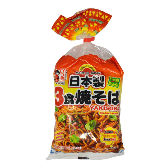 Itsuki Yaki soba noodle with sauce 3p 510g