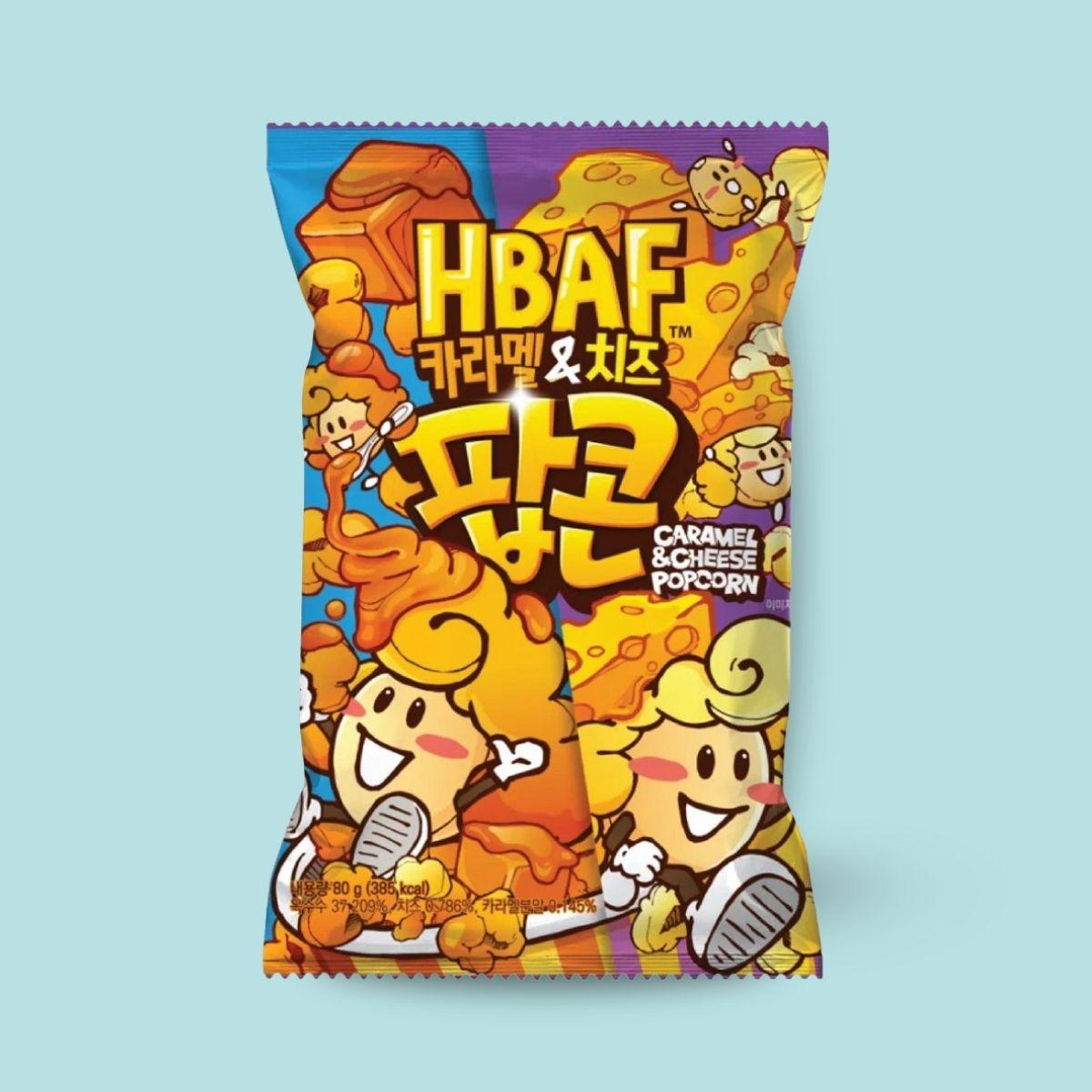 HBAF caramel & cheese popcorn 80g