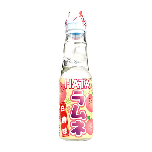 Hatakosen ramune white peach 200ml / valkoisen persikan maku