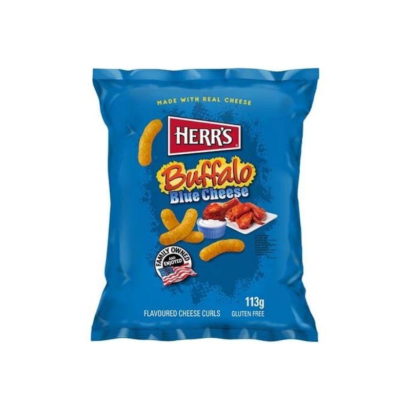 Herr's Cheese curls buffalo & blue cheese 113g