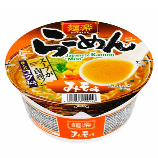 Hikari Menraku kulhonuudeli japanilainen ramen miso 90,9g