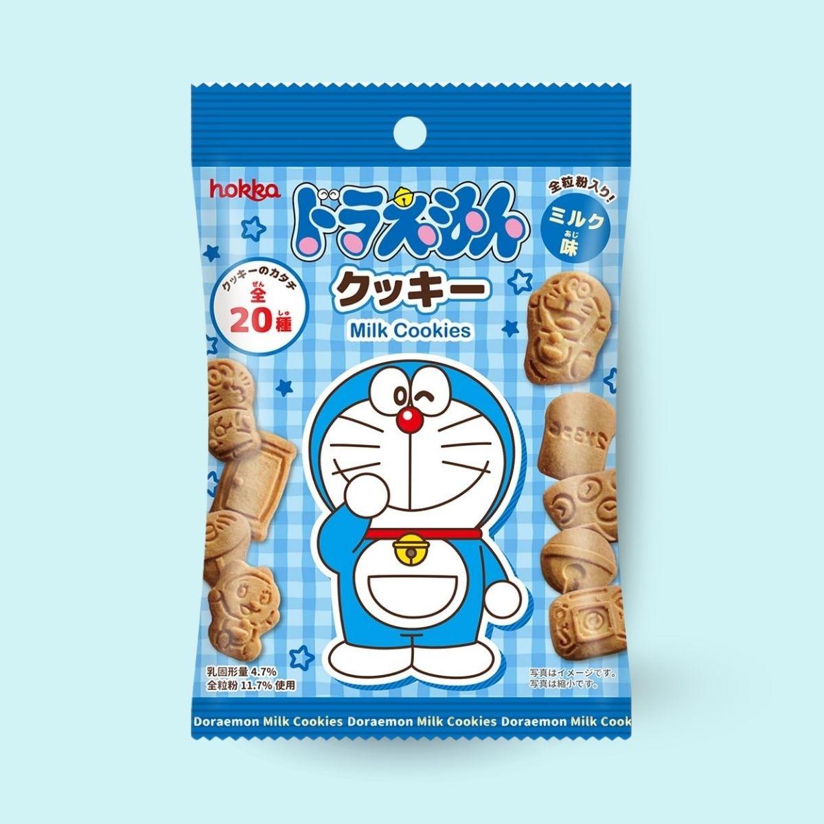 Hokuriku Doraemon cookie milk flavor 50g