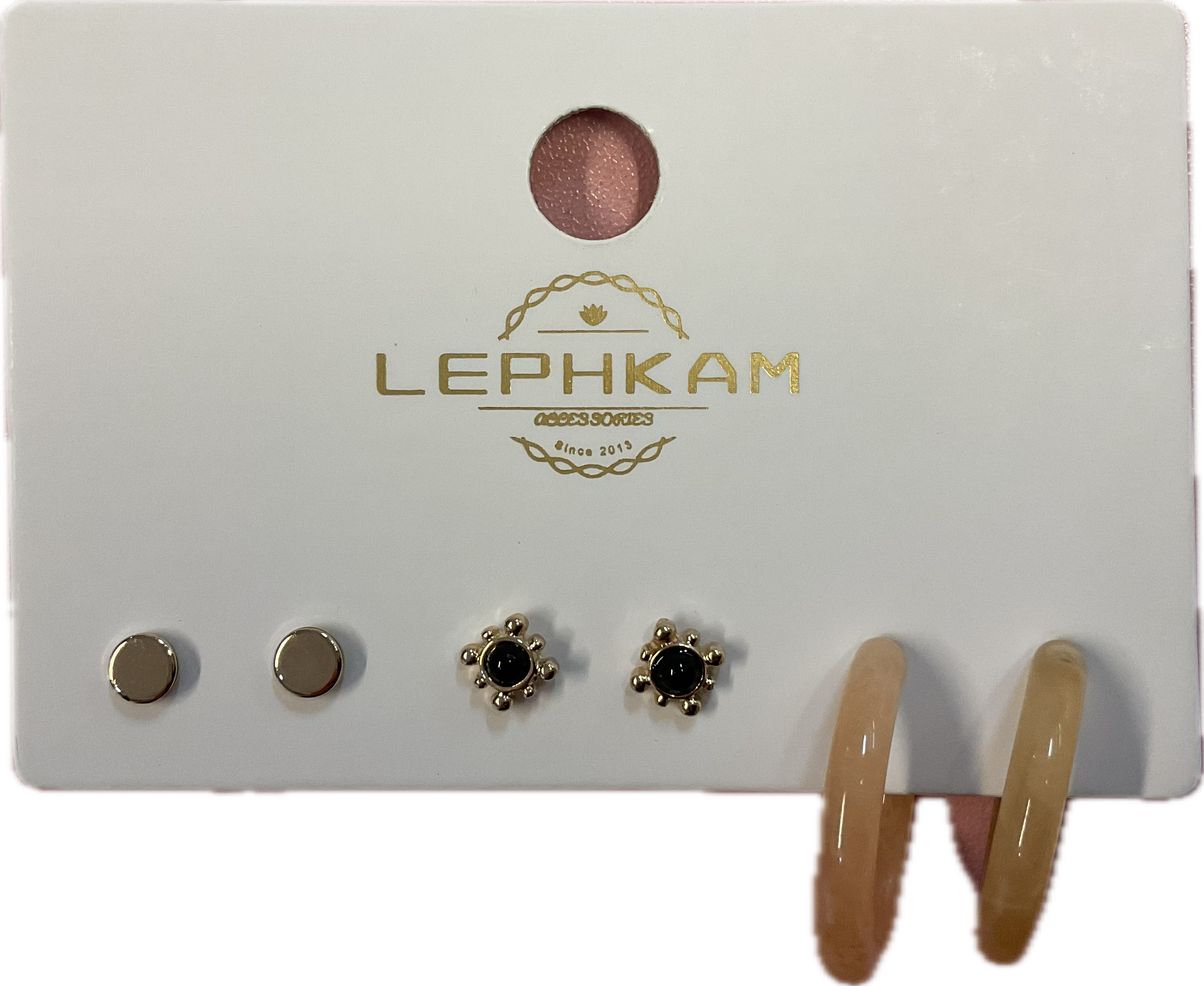 Lephkam earings / korvakorut 3pairs