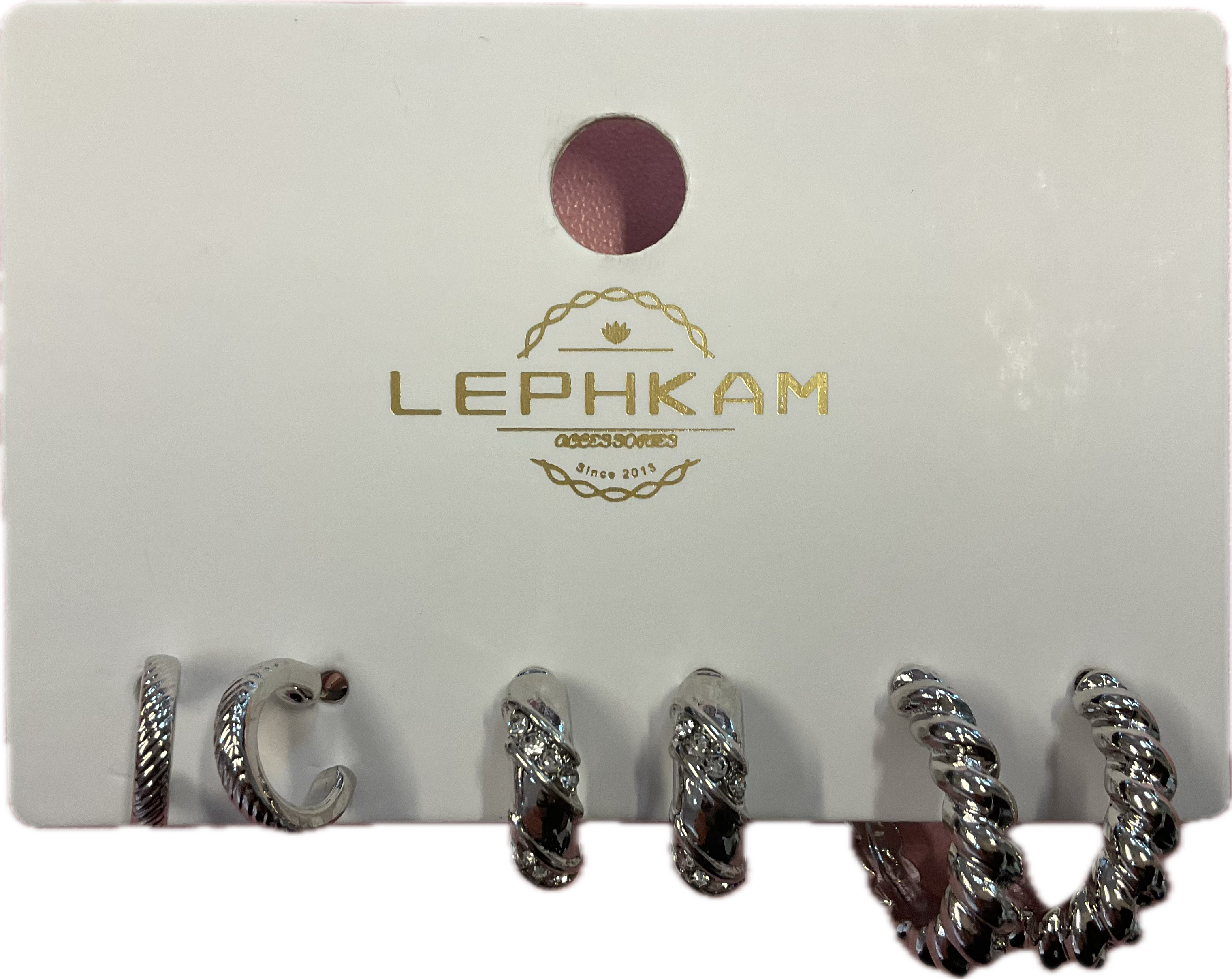 Lephkam earings / korvakorut 3pairs