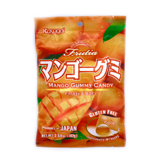 Kasugai mango gummy 102g / mangokarkki