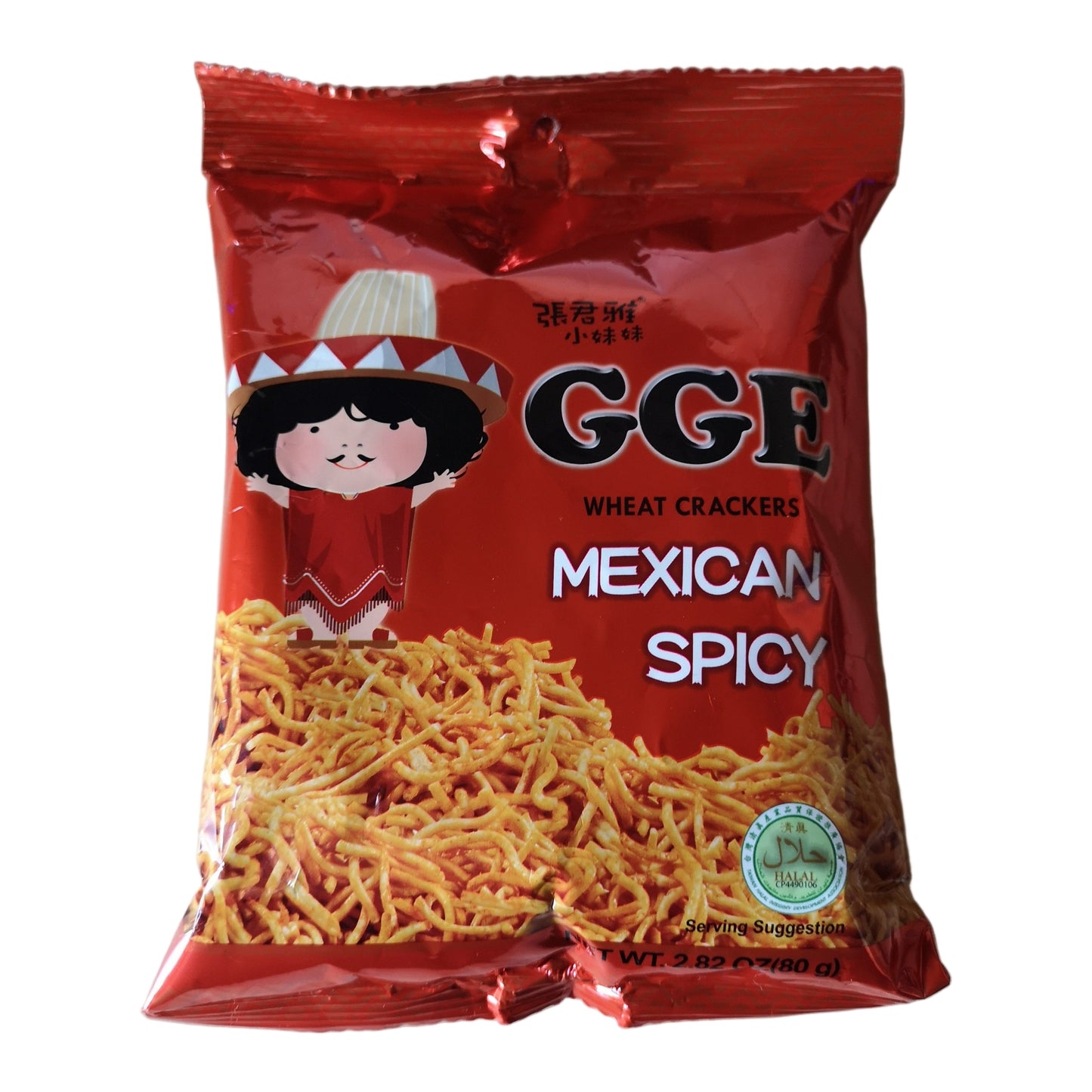 GGE wheat crackers Mexican spicy 80g