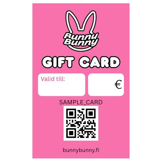 Bunny Bunny Gift Card / lahjakortti