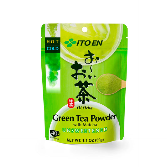 Itoen Oi Cha green tea powder with matcha 32g / vihreän teen jauhe matchalla