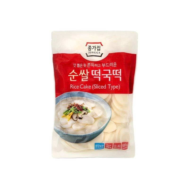 Jongga rice cake slice (tteokguk) 500g