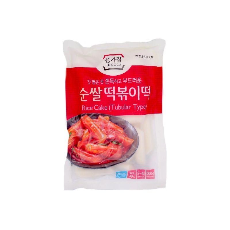 Jongga rice cake stick (tteokbboki) 500g