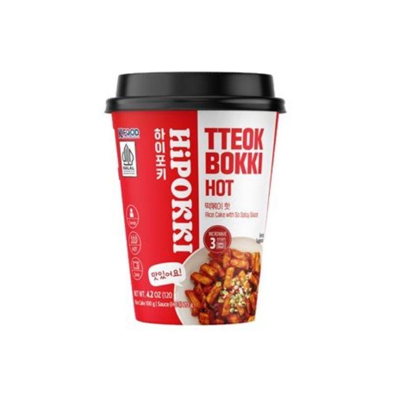 KFood Hipokki tteokbokki rice cake cup hot 120g