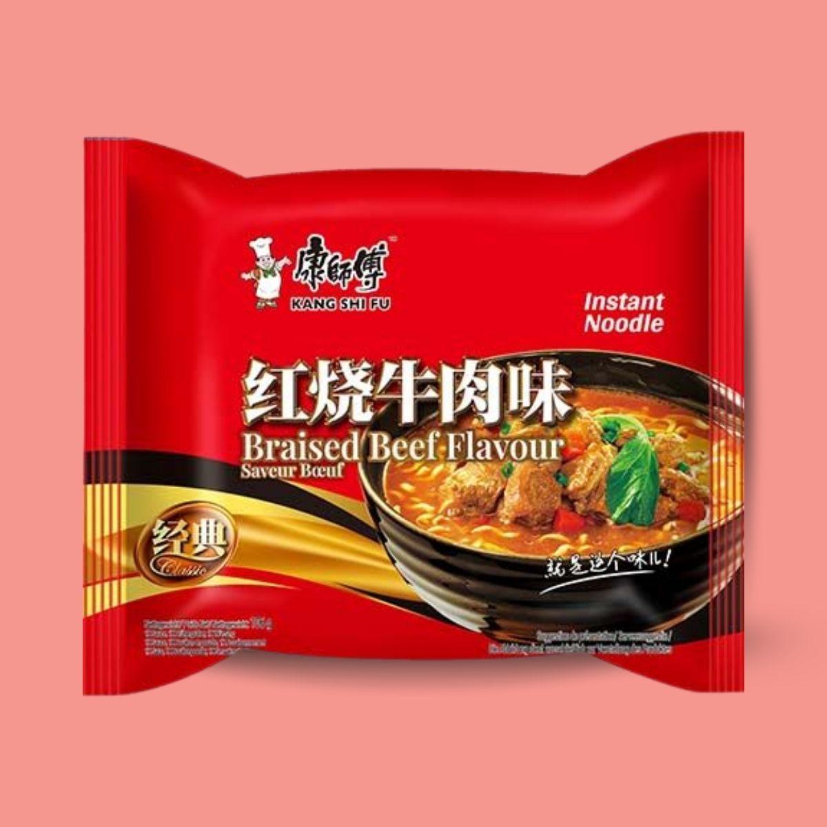 KSF instant noodles braised beef