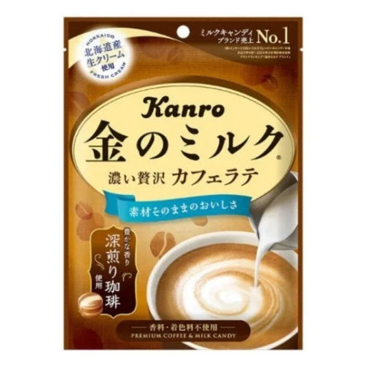 Kanro Golden Milk Candy Cafe Latte 61g